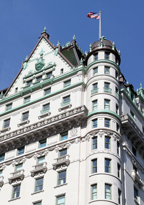 Plaza Hotel, historic window replacement, historic reservation, mansard roof